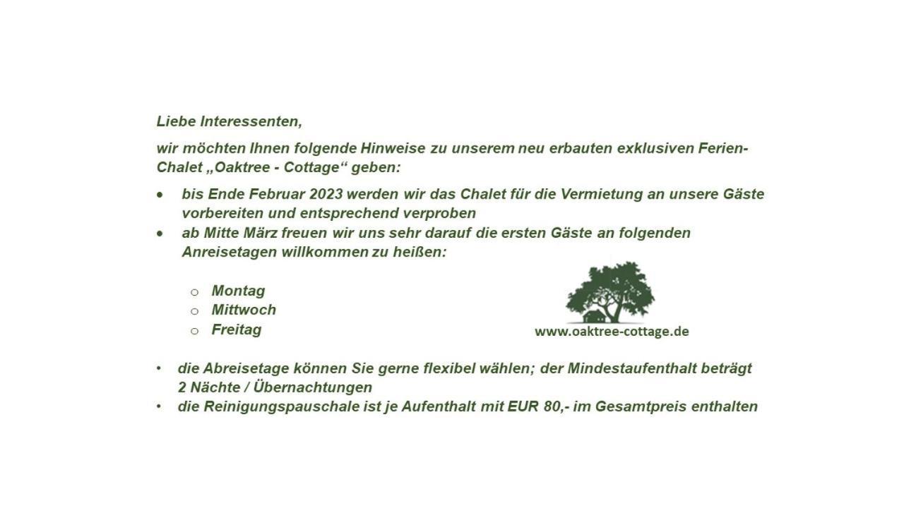 Oaktree-Cottage Löhnberg Buitenkant foto